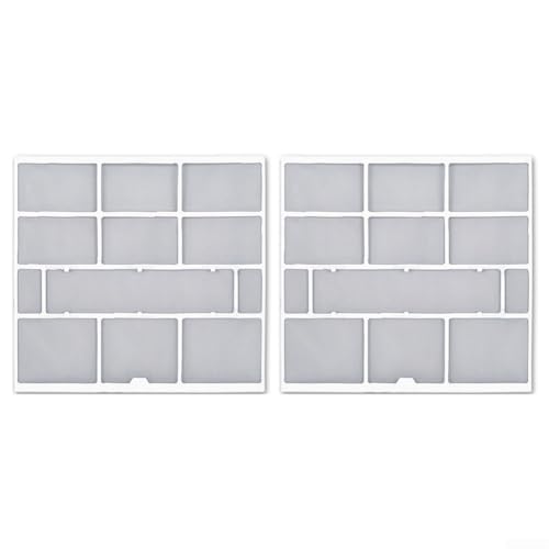2 Stück Klimaanlagen-Filterzubehör, Inneneinheit, hängender Staubschutz für Split-Systeme, staubdichte Kunststoffabdeckung (28,2 x 26,5 cm) von Feegow