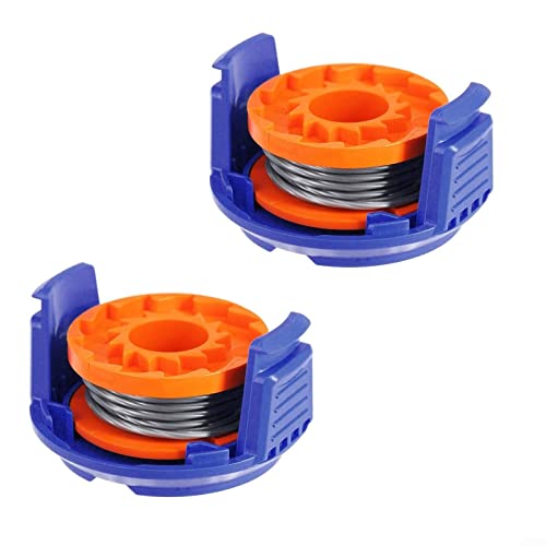 2 Stück Trimmer-Ersatzspule mit Spulenabdeckung für MacAllister MGTP18Li 1,5 mm 1 x 2,5 m Rasentrimmer 2 Stück Trimmer-Ersatzspule mit Spulenabdeckung für MacAllister MGTP18Li 1,5 mm 1 x 2,5 m Rasentrimmer von Feegow