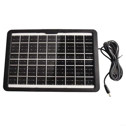Feegow 12V Solar Teichpumpe mit Dual Luftauslässen Geeignet für Verschiedene Wasserbehälter Solarbetriebene Tauchpumpe für Aquarium Wasserspeicher von Feegow