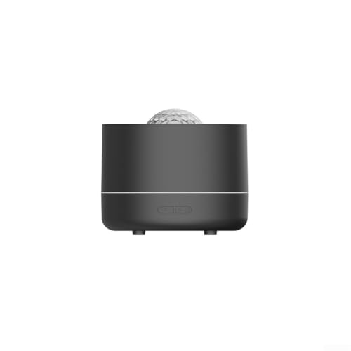 Feegow Diffusor – 2-in-1 Diffusor für ätherische Öle und Luftbefeuchter, leise Aromatherapie-Maschine mit 7-farbigem LED-Licht für Zuhause und Büro (schwarz) von Feegow