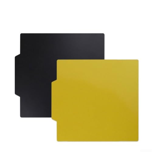 Feegow Doppelseitig mattiertes Blatt 235 x 235 mm, magnetisch, beheiztes Bett Aufkleber für 3D-Drucker, doppelschichtige magnetische Heißbettplattform von Feegow