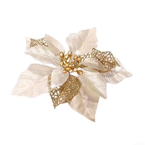 Feegow Künstliche Glitzer-Blumen, Baumschmuck, 36 Stück, gemischte Größen, Kunststoff-Ornamente für Urlaub, Party, Hochzeit, Tafelaufsatz, Girlande, Dekoration Feegow Künstliche Glitzer-Blumen, Baumschmuck, 36 Stück, gemischte Größen, Kunststoff-Ornamente für Urlaub, Party, Hochzeit, Tafelaufsatz, Girlande, Dekoration von Feegow