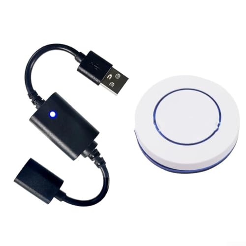 Feegow RF Mini Wireless Fernbedienung für LED-Lichtstreifen, DC 5V USB LED Controller, Reichweite 20-50m, Fernbedienung LED-Lichtschalter (P30-1) von Feegow
