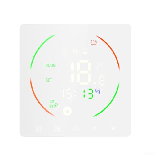 Feegow Thermostat Mini für Heizung (Kessel & Wasser) – WiFi Smart Heizung Thermostat Programmierbar Fußbodenheizung Thermostat für Tuya App (16A) von Feegow