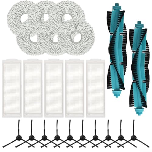Hauptseiten-Bürsten-Filter-Mopp-Tuch-Kit für Cecotec für Ersatzteile Conga 11090 von Feegow