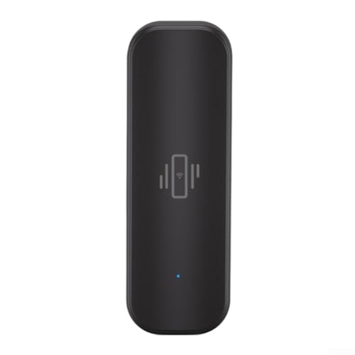 Heimalarmanlage, kabellos, WiFi für intelligenten Bewegungsmelder, kompatibel mit TUY A/Smart Life App (für Zigbee Schwarz) von Feegow