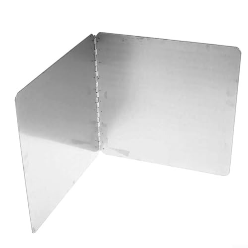 Küchenrückwand aus gehärtetem Glas - Hitzebeständiger Spritzschutz Küche Öl Spritzschutz Wand Spritzschutz für Spritzer auf 2 Seiten (40 * 40cm) von Feegow