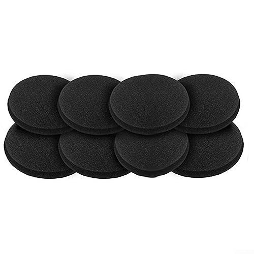 Runder Komposteimer Filterschwamm, 8set Komposteimer Küche Kohlefilter Baumwolle Yard Abfalleimer Kohlefilter Küchenzubehör von Feegow