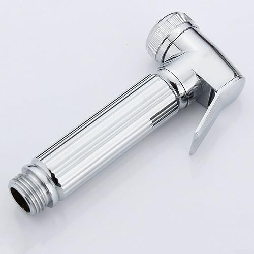 Silber Handheld Bidet Dusche Spray für Toilette, Chrom Dusche Bidet WC Spray Shattaf Muslim Duschkopf Handheld Zinklegierung Silber Handheld Bidet Dusche Spray für Toilette, Chrom Dusche Bidet WC Spray Shattaf Muslim Duschkopf Handheld Zinklegierung von Feegow