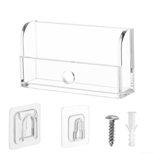 Wandhalterung für LiftMaster Controller 893LM 893Max 891LM 971LM Acryl Transparent Aufbewahrungshalter Platzsparender Fernbedienungs-Organizer (transparent) von Feegow