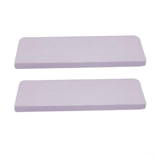 für 2-er SetTreppenmatten,70x22 cm Stufenmatten rechteckig Treppenteppich selbstklebend Treppenschoner Stufenteppich, Anti-Rutsch (Hellgrau) von Feegow