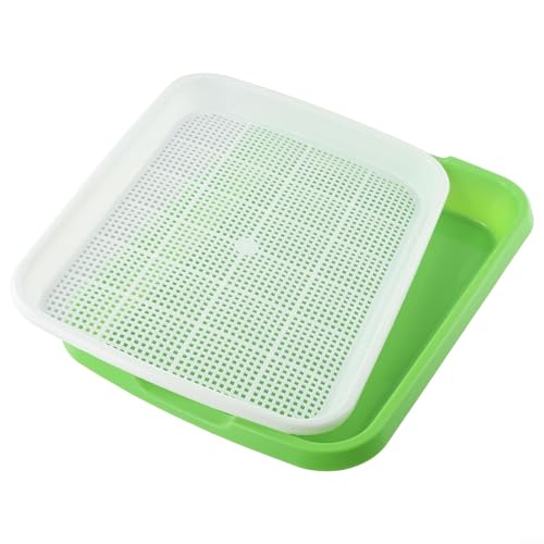 für Keimschalen, Microgreens Tray Hydrokultur/Prouting Tray für Sprossen Pflanze Keimausrüstung, 5794GGQU2YYMN92XVRWKT3FB849818 von Feegow