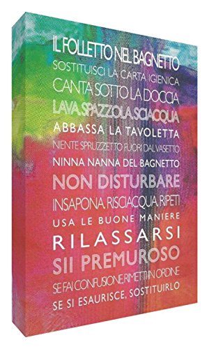 Feel Good Art Der Kobold Rahmen Wand 60 x 40 x 4cm Mehrfarbig von Feel Good Art
