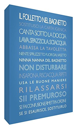 Feel Good Art Der Kobold im Bad Deko 15 x 10.5 x 2cm Sky Blue von Feel Good Art