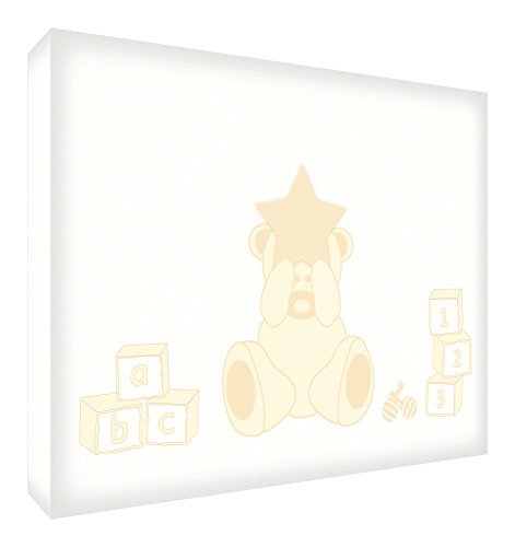 Feel Good Art Kobold Rahmen Wand Badewanne Medio (30 x 40 x 4 cm) cremefarben von Feel Good Art