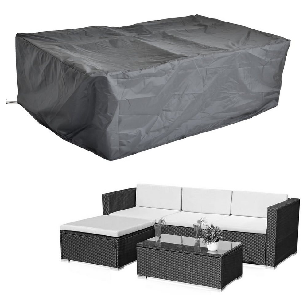 Feel2Home Gartenmöbel-Schutzhülle Schutzhülle 227x152x65 Schwarz Gartenmöbel Rattan Abdeckung Plane (Stück, 1-St., Schutzhülle), Witterungsbeständig Feel2Home Gartenmöbel-Schutzhülle Schutzhülle 227x152x65 Schwarz Gartenmöbel Rattan Abdeckung Plane (Stück, 1-St., Schutzhülle), Witterungsbeständig von Feel2Home