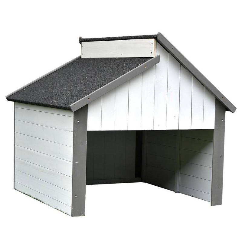 Feel2Home Mähroboter-Garage Rasenroboter Garagendach Carport Mähroboter Rasenmäher versch. Farben, BxTxH: 85x85x82.5 cm, (1-St), Großzügige Türöffnung von Feel2Home