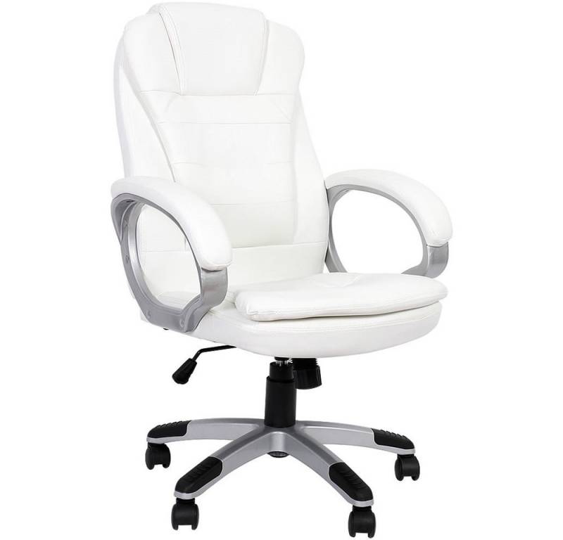 Feel2Home Schreibtischstuhl Schreibtischstuhl 120 KG Chefsessel Bürostuhl Office versch. Farben, Rückenlehne mit integrierter Kopfstütze von Feel2Home