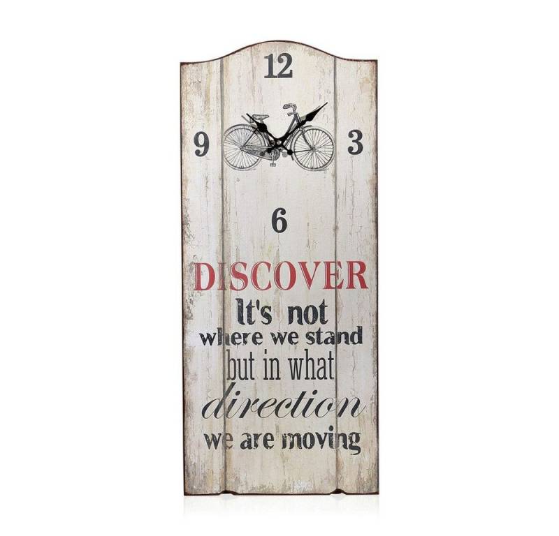 Feel2Home Wanduhr Uhr Wanduhr Dekouhr Design XXL Wand Küchenuhr Holzuhr Uhr 70x30 cm (Inkl. integrierter Uhr) Feel2Home Wanduhr Uhr Wanduhr Dekouhr Design XXL Wand Küchenuhr Holzuhr Uhr 70x30 cm (Inkl. integrierter Uhr) von Feel2Home