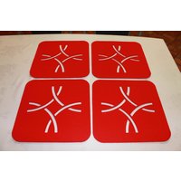 Circle Designs Filz Tischsets Set Mit 8 Und Untersetzer von FeelMyCraft