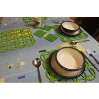 Filz Tischsets Kreis Runde Designs Tischset 4Er Set Filz Tischsets Kreis Runde Designs Tischset 4Er Set von FeelMyCraft
