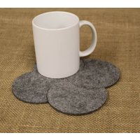 Filzuntersetzer in Schöner Mondform Im 4Er Set von FeelMyCraft