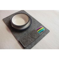 Große Filz Tischsets 17 X 11 Zoll Mit Ärmel Besteck Halter Löffel Esshülse Angepasst. 2Er Set | 1 Sleeve & 1 Tablemat von FeelMyCraft