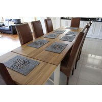 New Designs Große Filz Tischsets 43 X 38 cm. Rechteckiges Tischset 12Er Set Aster Design von FeelMyCraft