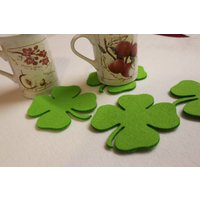 Patrick Day Filzuntersetzer Shamrock Designs 4Er Set Filz 4 Mm I'm Irish von FeelMyCraft