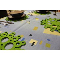 Platzsets Kreis Runde Designs Filz Tischsets Set Von 4 von FeelMyCraft