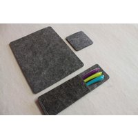 Tischsets, Untersetzer & Bestecktasche Einfache Form Quadrat Rechteck Filz Tischsets Set 18 Stück | 6 6 Ärmel von FeelMyCraft