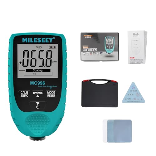 Beschichtungsdickenmessgerät MC996/MC998 Hochpräziser digitaler Auto-Lackdickenprüfer Lackdickenmesser Auto Dickenprüfer(MC996) von FeelTech