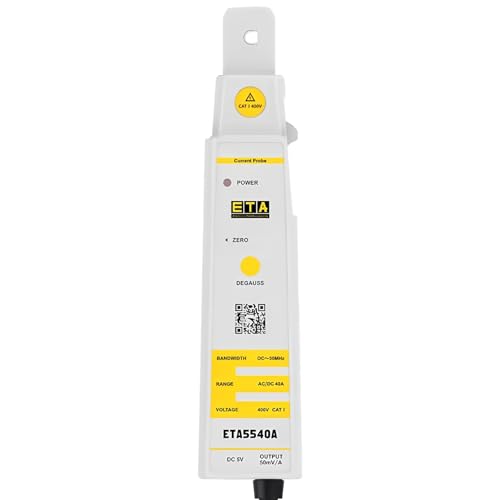 ETA AC/DC Oszilloskopsensor Hohe Bandbreite Oszilloskop Stromsensor Universeller AC- und DC-Strom-Wellenformmesssensor ETA5540A (30MHz+40A) von FeelTech