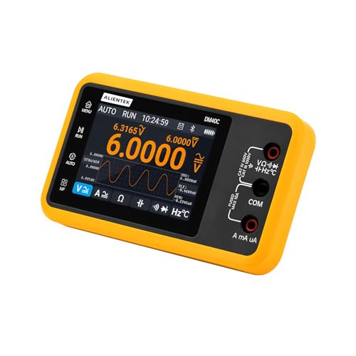 FeelTech Dm40 3-in-1 Multimeter Oszilloskop Signalgenerator 50m Abtastrate AC/DC Spannung Diode Handheld Digitales Automobilwerkzeug (DM40C KitII) von FeelTech