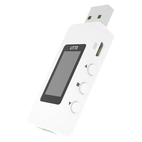 FeelTech UT70 USB Tester Digitales Voltmeter Amperemeter Kapazitätsmessung Wellenformanzeige Elektriker TYPE-C Schnellladung(UT70) von FeelTech