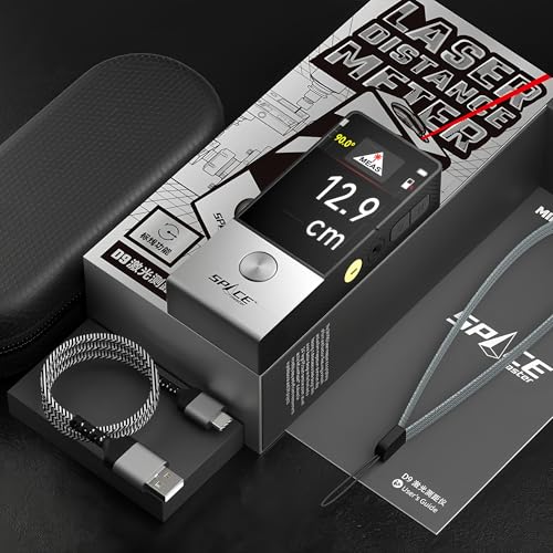 Laser-Entfernungsmaß D9 Bluetooth Laserbandmessgerät 100M Lasermaß mit visueller Ausrichtung, CAD-Zeichnung leicht gemacht von FeelTech