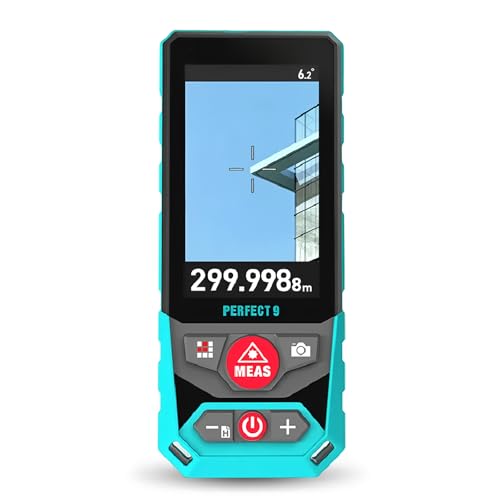 Laser-Entfernungsmesser P9 Outdoor Buntes Punkt-zu-Punkt Laser-Messgerät Super Kamera Screenshot mit Wireless Bluetooth (200M) von FeelTech