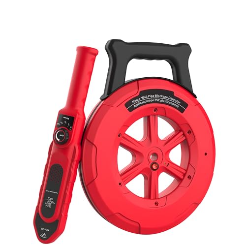 Rohr-Iron Rohrverstopfungsdetektor Diagnosetool Scanner Rohrverstopfung Klempnermessgerät(30m) von FeelTech