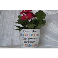 Blumentopf, Übertopf Mit Spruch, Geschenk Für Erzieherin, Abschiedsgeschenk Erzieherin von FeelinchenDesign