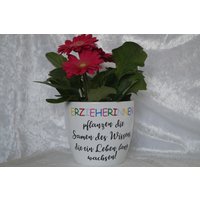 Blumentopf, Übertopf Mit Spruch, Geschenk Für Erzieherin, Abschiedsgeschenk Erzieherin Blumentopf, Übertopf Mit Spruch, Geschenk Für Erzieherin, Abschiedsgeschenk Erzieherin von FeelinchenDesign