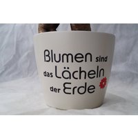 Blumentopf, Übertopf Mit Spruch, Geschenk Zum Muttertag von FeelinchenDesign