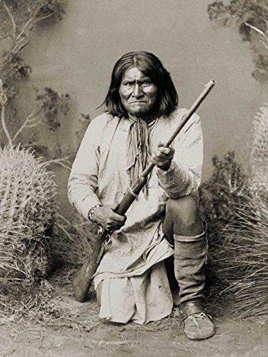 ART-PRINT-on-matt-paper-220gr- Geronimo- Apache- 1886 Anonymous - Fotografie vertikales Bild Geronimo- Apache- 1886 Kunstdruck 33_X_24_in ART-PRINT-on-matt-paper-220gr- Geronimo- Apache- 1886 Anonymous - Fotografie vertikales Bild Geronimo- Apache- 1886 Kunstdruck 33_X_24_in von Feeling at home