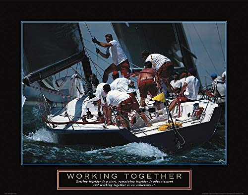 ART-PRINT-on-matt-paper-220gr- Working Together - Sailing Archivio - Games & Sports horizontales Bild Segelboot Tacking Fine Art Print 23_X_29_in ART-PRINT-on-matt-paper-220gr- Working Together - Sailing Archivio - Games & Sports horizontales Bild Segelboot Tacking Fine Art Print 23_X_29_in von Feeling at home
