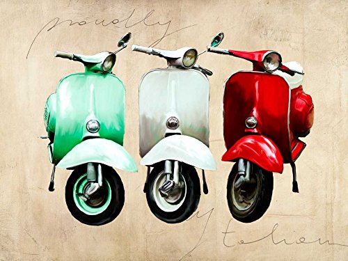 Bild auf gerollter Leinwand, Motiv: Rizzardi Teo, horizontaler Transport, Kunstdruck, stolz italienische Leinwand, 61 x 81 cm von Feeling at home