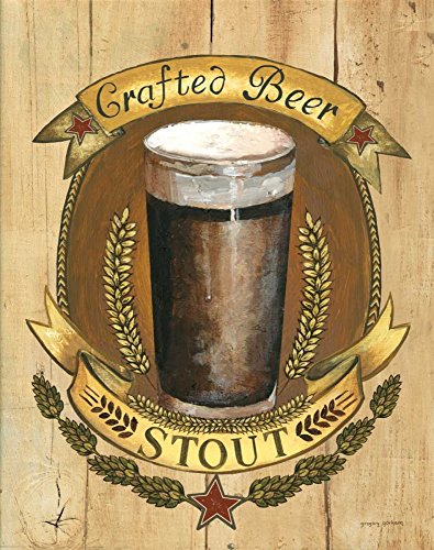 Feeling at home KUNSTDRUCK auf GEROLLTE LEINWAND Cratured Bier Gorham Gregory - Lebensmittel vertikale Leinwandbilder auf 380gr 100% baumwolle cm_67_X_60 von Feeling at home