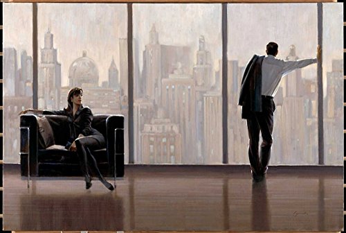 Feeling at home KUNSTDRUCK auf MATTE PAPIER 220gr New York Stimmung Lynch Brent - Figurativ horizontal Poster Image Art Print Paper Leinwand F Bild auf Papier cm_68_X_103 von Feeling at home