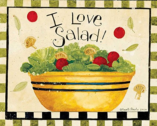 Feeling at home KUNSTDRUCK auf MATTE PAPIER 220gr Salat DiPaolo Dan - Küche horizontal Poster Küche Bild auf Papier cm_21_X_26 Feeling at home KUNSTDRUCK auf MATTE PAPIER 220gr Salat DiPaolo Dan - Küche horizontal Poster Küche Bild auf Papier cm_21_X_26 von Feeling at home