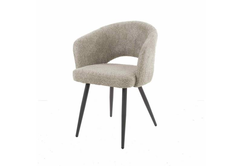 Feeling4Home Armlehnstuhl 2er-Set Armlehnstuhl Boulse - Boucle, Sand, Weicher und bequemer Stoff von Feeling4Home