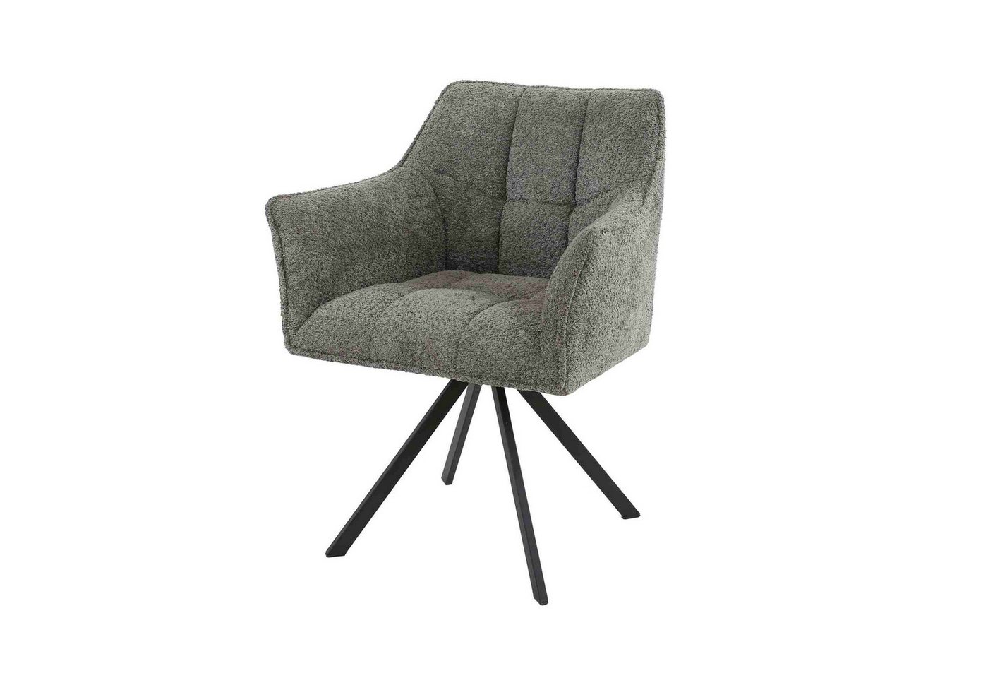 Feeling4Home Armlehnstuhl 2er-Set Armlehnstuhl Spinras Drehbar - Boucle, Taupe, Weicher und bequemer Stoff von Feeling4Home