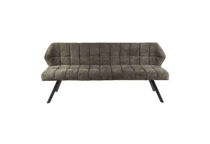 Feeling4Home Bank Esszimmerbank Spinras mit Lehne - Webstoff, Taupe, Weicher und bequemer Stoff von Feeling4Home
